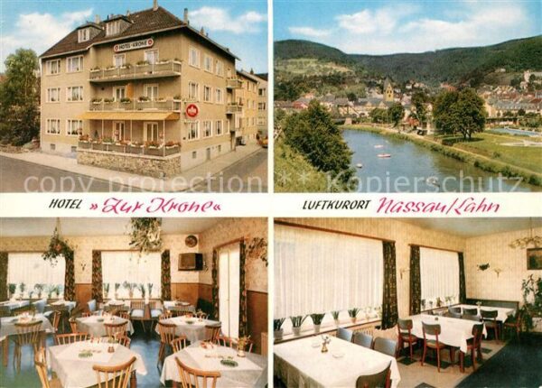 Nassau Lahn Hotel Zur Krone Lahnpartie