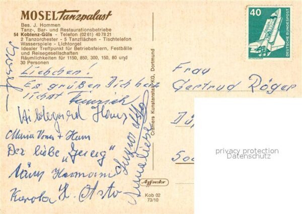 Guels Koblenz Mosel Tanzpalast – Bild 2
