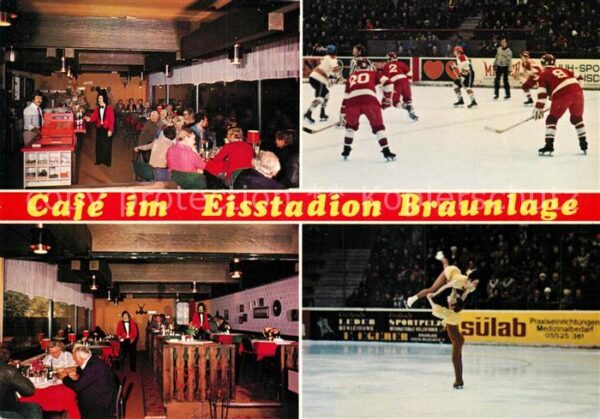 Braunlage Cafe im Eisstadion Eishockey Eiskunstlauf