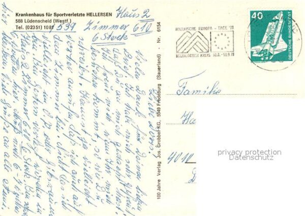 Luedenscheid Krankenhaus fuer Sportverletzte Hellersen – Bild 2