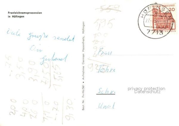 Huefingen Frohnleichnamsprozession – Bild 2