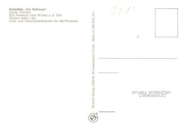 Kasenort Restaurant Zur Schleuse – Bild 2