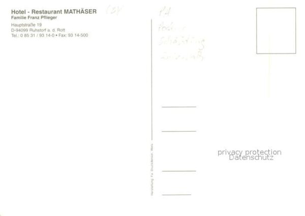 Ruhstorf Rott Hotel Restaurant Mathaeser – Bild 2