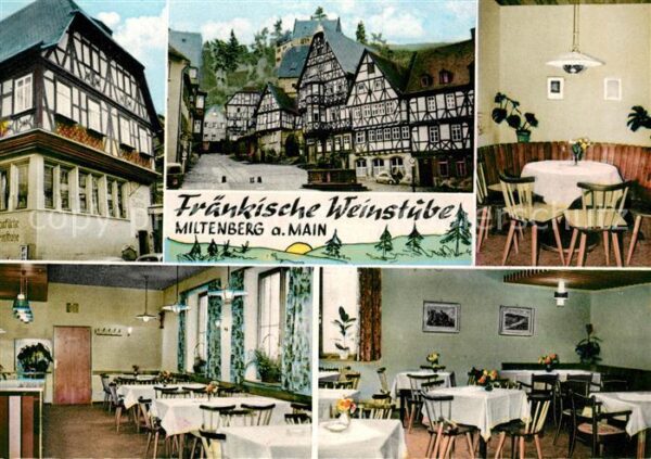 Miltenberg Main Fraenkische Weinstube Fachwerk
