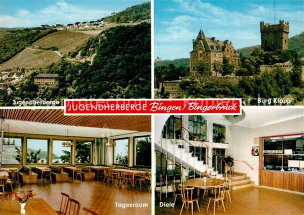 Bingen Rhein Jugendherberge Burg Klopp