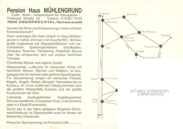Oberprechtal Pension Haus Muehlengrund – Bild 2