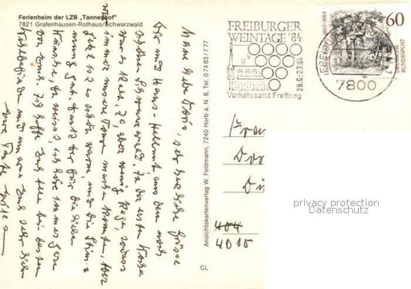 Rothaus Grafenhausen Ferienheim LZB Tannenhof – Bild 2
