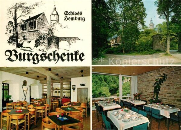 Nuembrecht Schloss Homburg Burgschenke