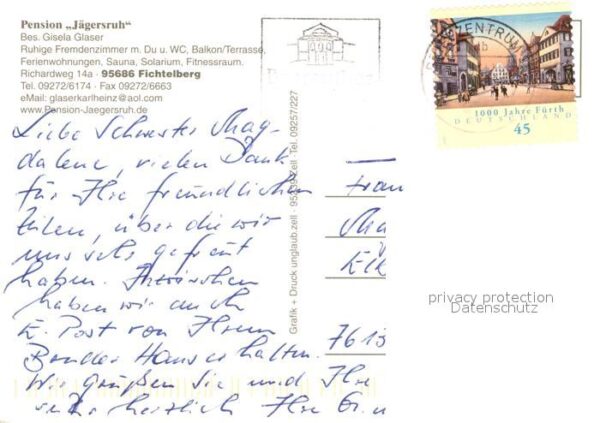 Fichtelberg Bayreuth Pension Jaegersruh Kristallbad Fichtelsee Ochsenkiopf – Bild 2