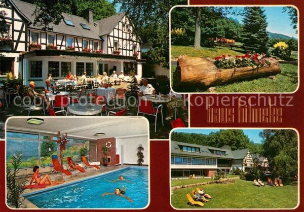 Lennestadt Hotel Pension Cafe Haus Hilmeke Schwimmbad