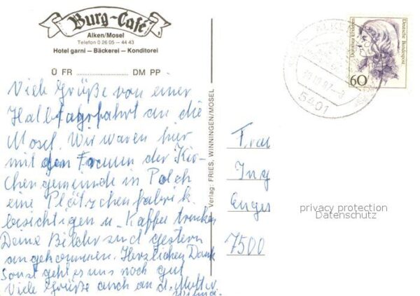 Alken Koblenz Burg-Cafe Hotel – Bild 2