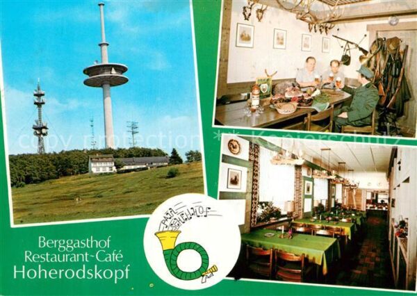 Hoherodskopf Berggasthof Restaurant Cafe Sendetuerme