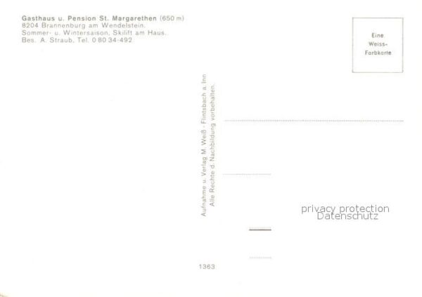 Brannenburg Gasthaus Pension St. Margarethen – Bild 2