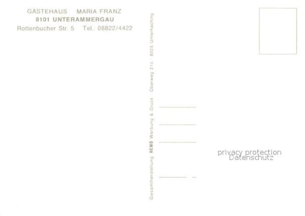 Unterammergau Gaestehaus Maria Franz – Bild 2