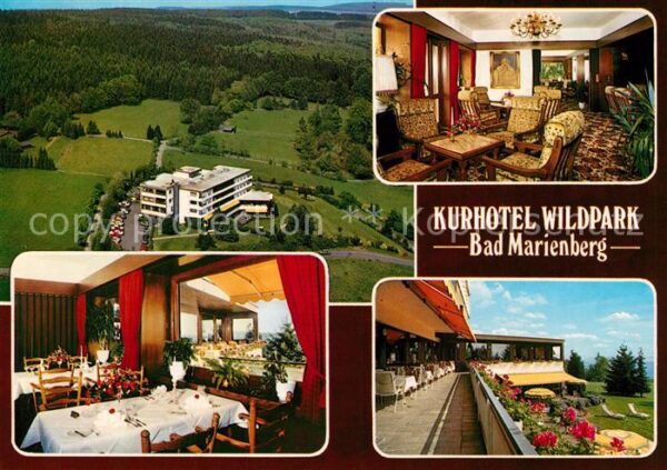 Bad Marienberg Fliegeraufnahme Kurhotel Wildpark