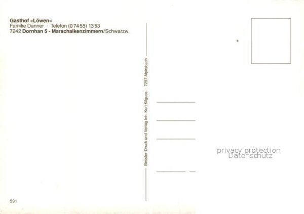 Dornhan Gasthaus Loewen – Bild 2