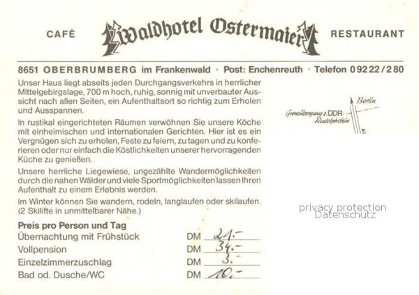 Oberbrumberg Waldhotel Ostermaier Langlauf Tanzen – Bild 2
