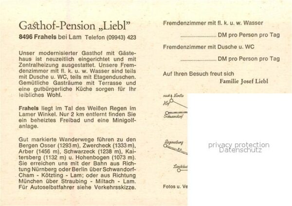 Frahels Oberpfalz Pension Liebl – Bild 2