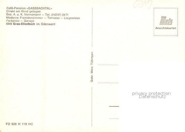 Gras-Ellenbach Cafe Pension Gassbachtal Kuehe – Bild 2