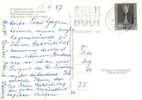 Friedrichshafen Bodensee Schwesternheim Diakonissenanstalt Stuttgart – Bild 2