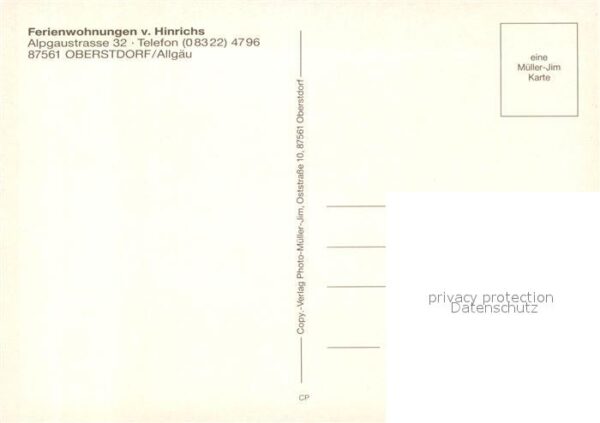 Oberstdorf Ferienwohnung v. Hinrichs – Bild 2