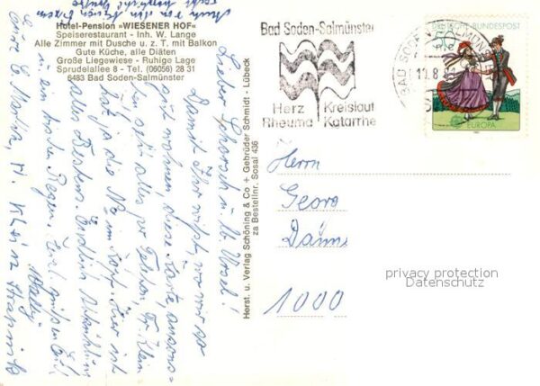 Salmuenster Bad Soden Hotel Pension Weisener Hof – Bild 2
