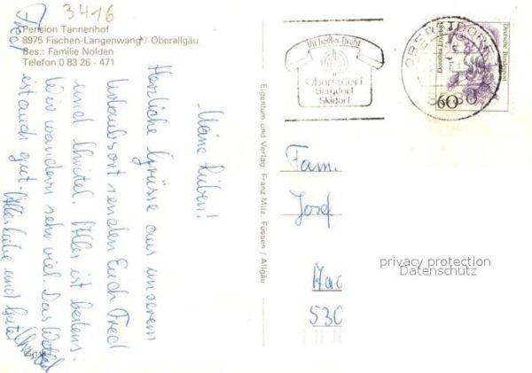 Langenwang Fischen Pension Tannenhof – Bild 2