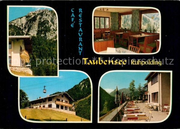 Ruhpolding Taubensee Cafe Restaurant
