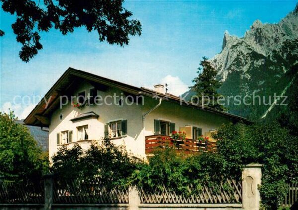 Mittenwald Bayern Gaestehaus Woernle