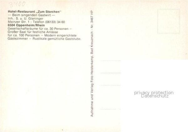 Oppenheim Gasthaus Hotel zum Storchen – Bild 2