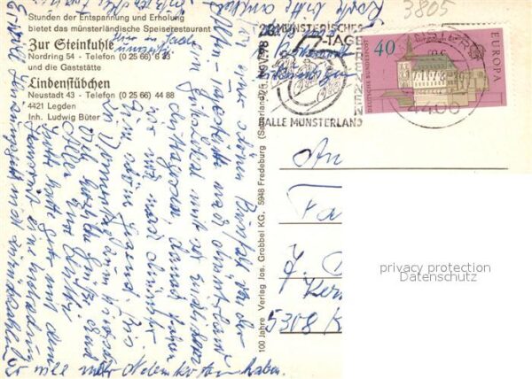 Legden Zur Steinstube Restaurant Lindenstuebchen – Bild 2