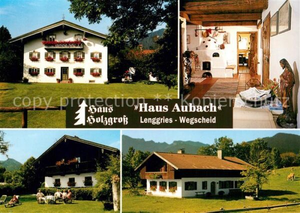 Wegscheid Lenggries Haus Holzgross Ferinehaus Aubach
