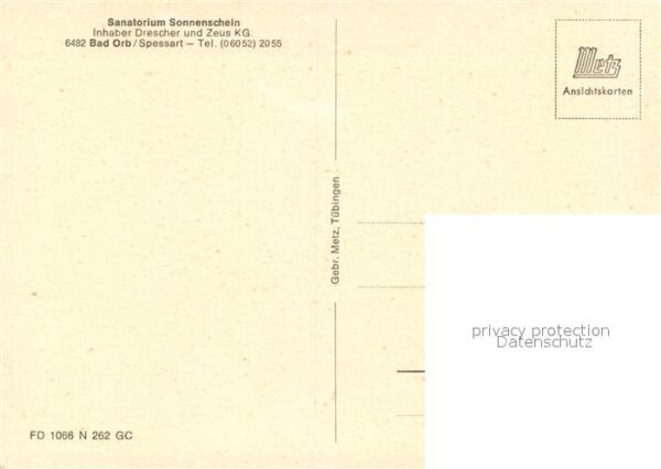 Bad Orb Sanatorium Sonnenschein – Bild 2