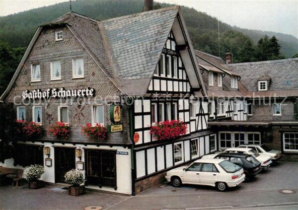Oberkirchen Sauerland Restaurant Pension Schauerte