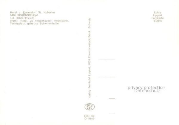 Schoensee Hotel Feriendorf St. Hubertus – Bild 2