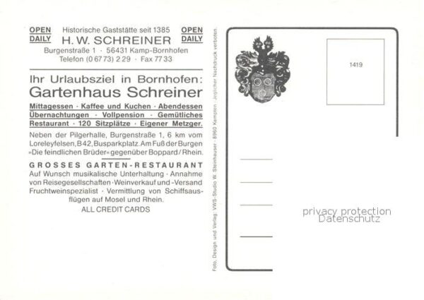 Bornhofen Kamp Gartenhaus Schreiner – Bild 2