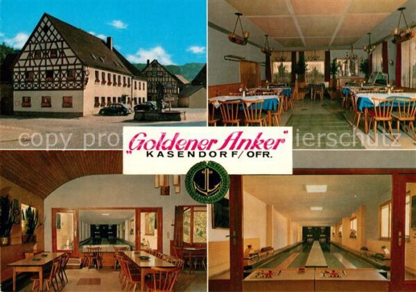 Kasendorf Oberfranken Goldener Anker Kegelbahn