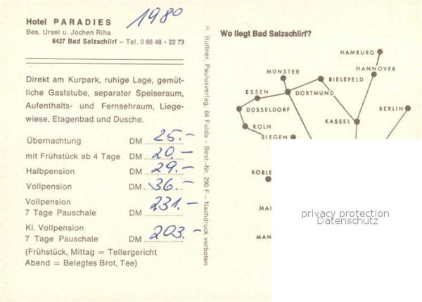 Bad Salzschlirf Hotel Paradies – Bild 2