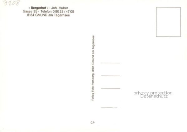 Gmund Tegernsee Bergerhof Joh. Huber – Bild 2