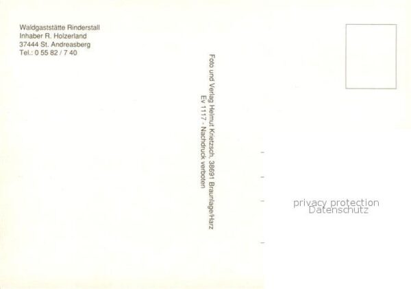 St Andreasberg Harz Waldgaststaette Rinderstall – Bild 2
