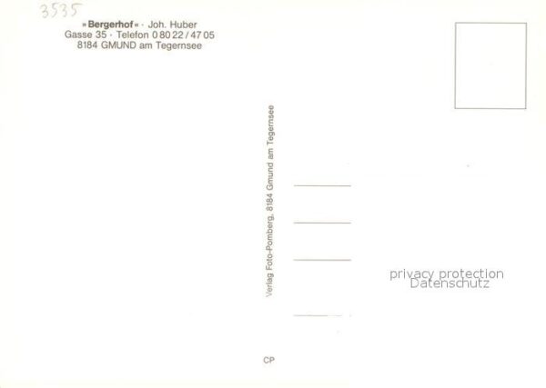 Gmund Tegernsee Bergerhof Joh. Huber – Bild 2