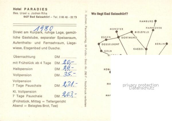 Bad Salzschlirf Hotel Paradies – Bild 2