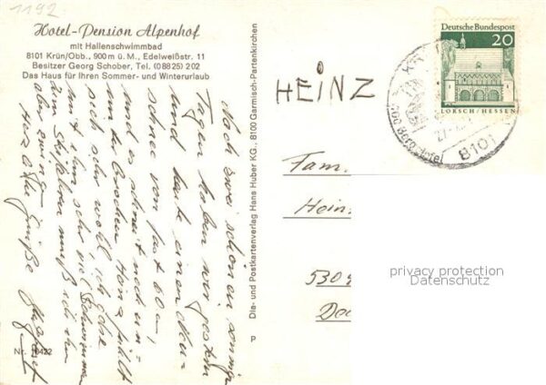 Kruen Hotel Pension Alpenhof – Bild 2