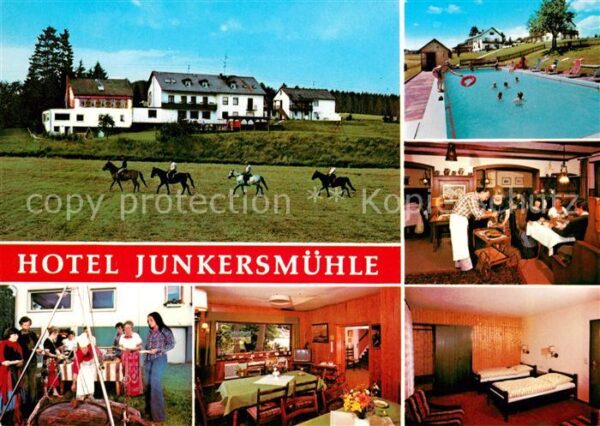 Michelbach Hunsrueck Hotel Junkersmuehle Pferde Freibad