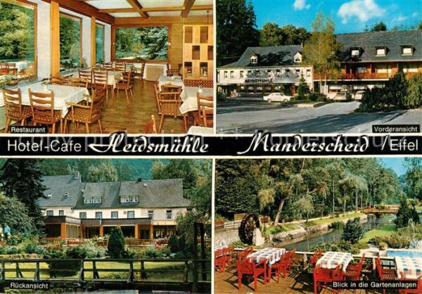 Manderscheid Eifel Hotel Cafe Heidsmuehle