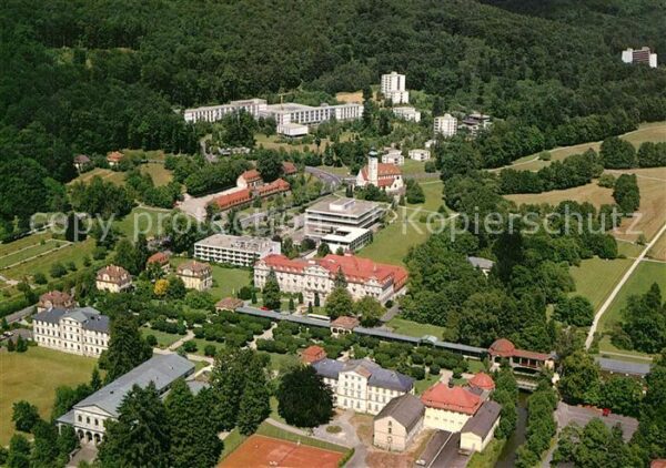 Bad Brueckenau Fliegeraufnahme Staatsbad
