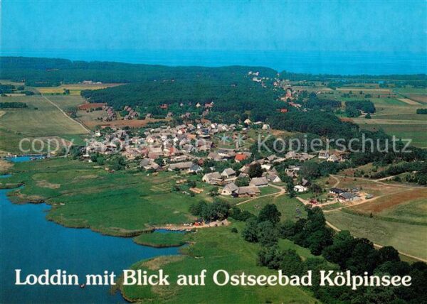 Loddin Fliegeraufnahme mit Koelpinsee