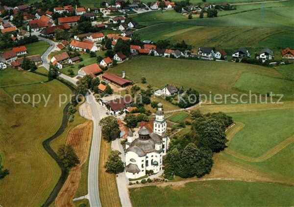 Sielenbach Fliegeraufnahme Wallfahrtskirche Maria Birnbaum