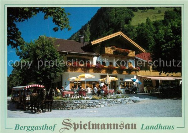 Oberstdorf Berggasthof Spielmannsau Landhaue