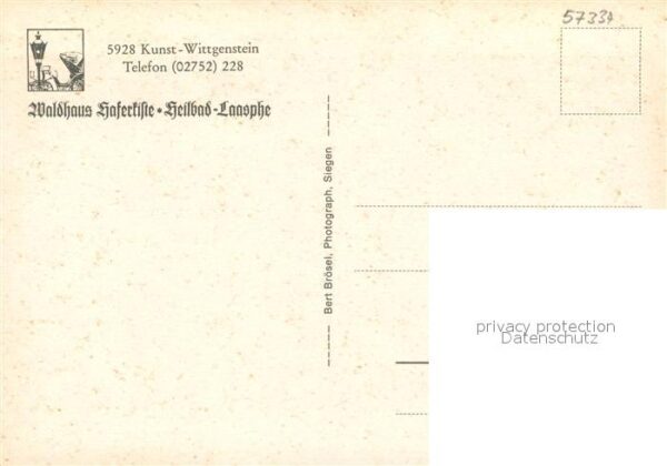 Laasphe Bad Waldhaus Haferkiste – Bild 2